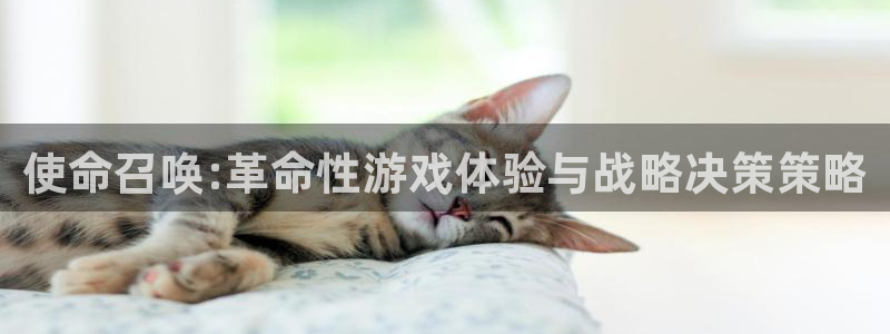 优贝娱乐平台注册开户：使命召唤:革命性游戏体验与战略决策策略