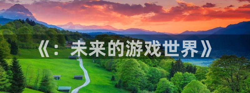优贝娱乐登陆地址：《：未来的游戏世界》